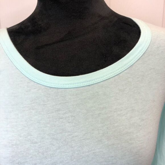 NWT Derek heart light blue long sleeves tee size small - Picture 2 of 9